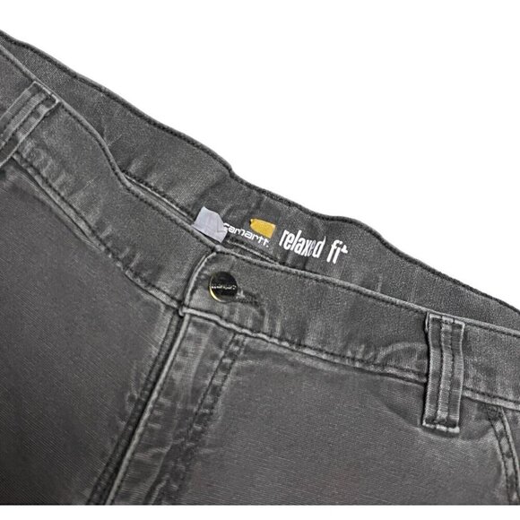 Carhartt Relaxed Fit Cargo Carpenter Designer Work Khaki Pants 38x30 - Picture 3 of 5